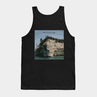 Pictured Rocks Sticker Tank Top